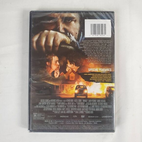 Unhinged DVD (2020, Russell Crowe) - Picture 2 of 2